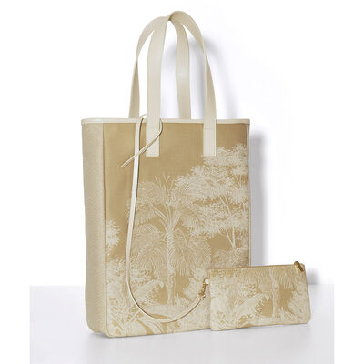 Bolsa de mano Paysage Algodón