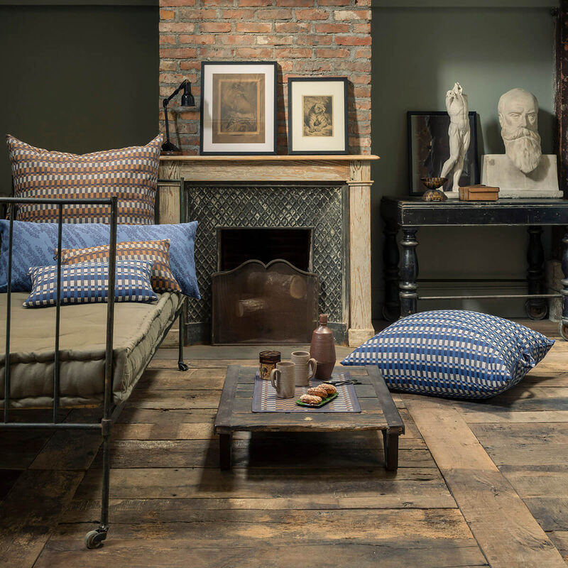 Puf Origin Rythme Denim 80x80 100% algodon, , hi-res image number 0