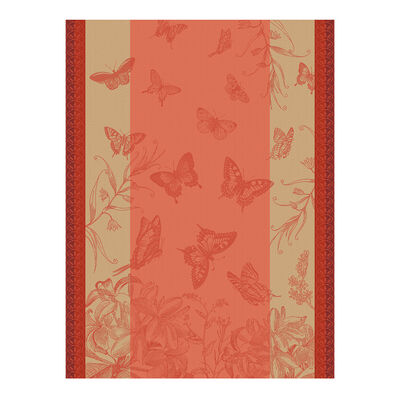Paño de cocina Jardin des papillons Camélia 60x80 100% algodon,  Paño de cocina Jardin des papillons Camélia 60x80 100% algodon