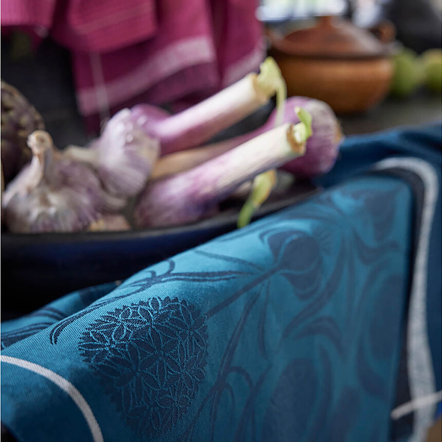 Pa&ntilde;o de cocina L'ail Bleu 60x80 100% algod&oacute;n, , hi-res image number 2