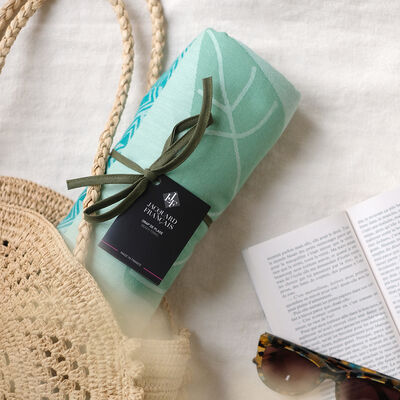 Toalla de playa Amazonie 97% algodón - 3% otras fibras