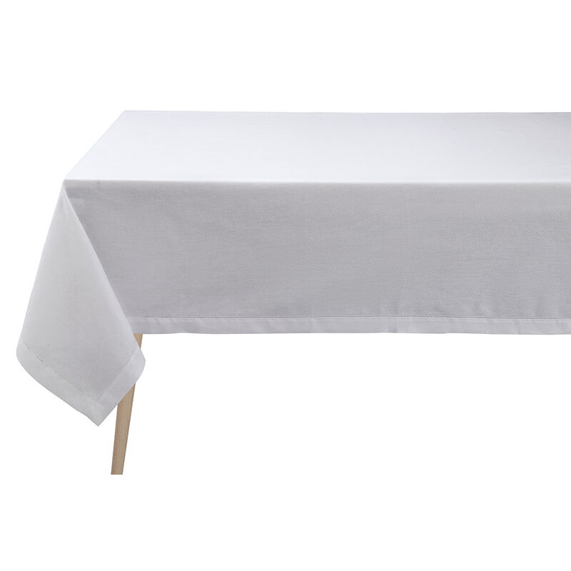 Mantel Portofino Bianco 175x175 100% lino, , hi-res image number 1