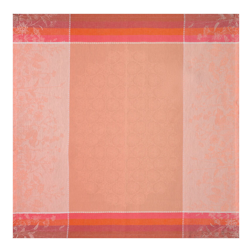 Mantel Instant Bucolique Cosmos 120x120 100% lino, , hi-res image number 1