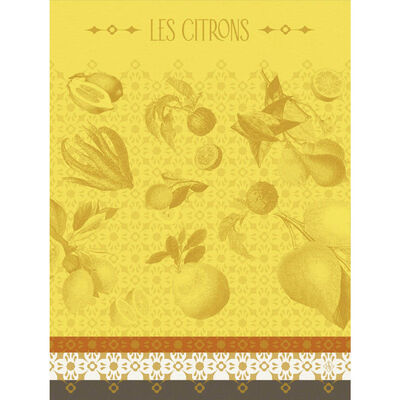 Pa&ntilde;o de cocina La beaut&eacute; du zeste C&eacute;drat 60x80 100% algodon