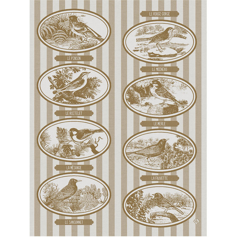 Paño de cocina Mélodies Mousse 60x80 100% algodón, , hi-res image number 0
