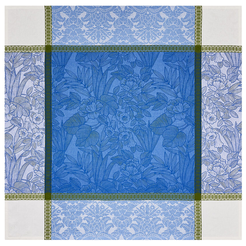 Mantel Escapade Tropicale Perroquet 120x120 100% lino, , hi-res image number 3