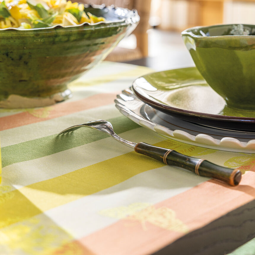 Camino de mesa Bal des papillons Citrus 50x150 100% algod&oacute;n, , hi-res image number 3