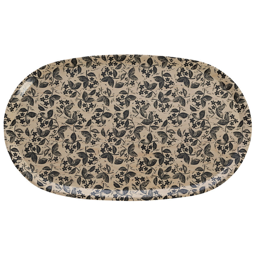 Bandeja Slow Life Carbone ovalada55x32 Madera / 100% abedul, , hi-res image number 0