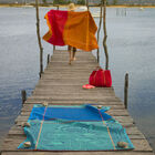 Toalla de playa Holi Orchidee 100x200 100% algodon, , hi-res image number 0