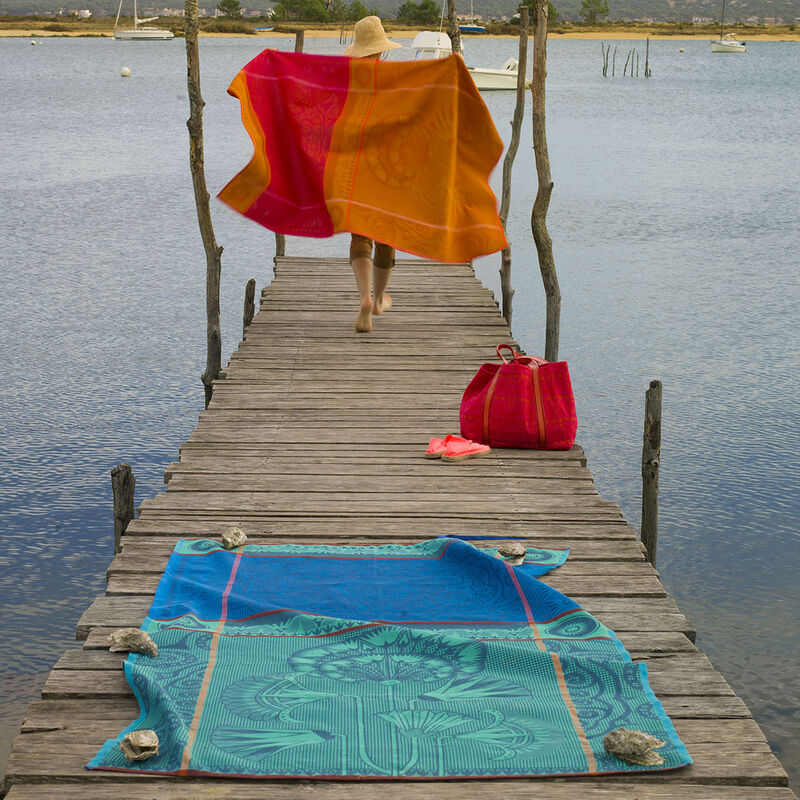 Toalla de playa Holi Orchidee 100x200 100% algodon, , hi-res image number 0