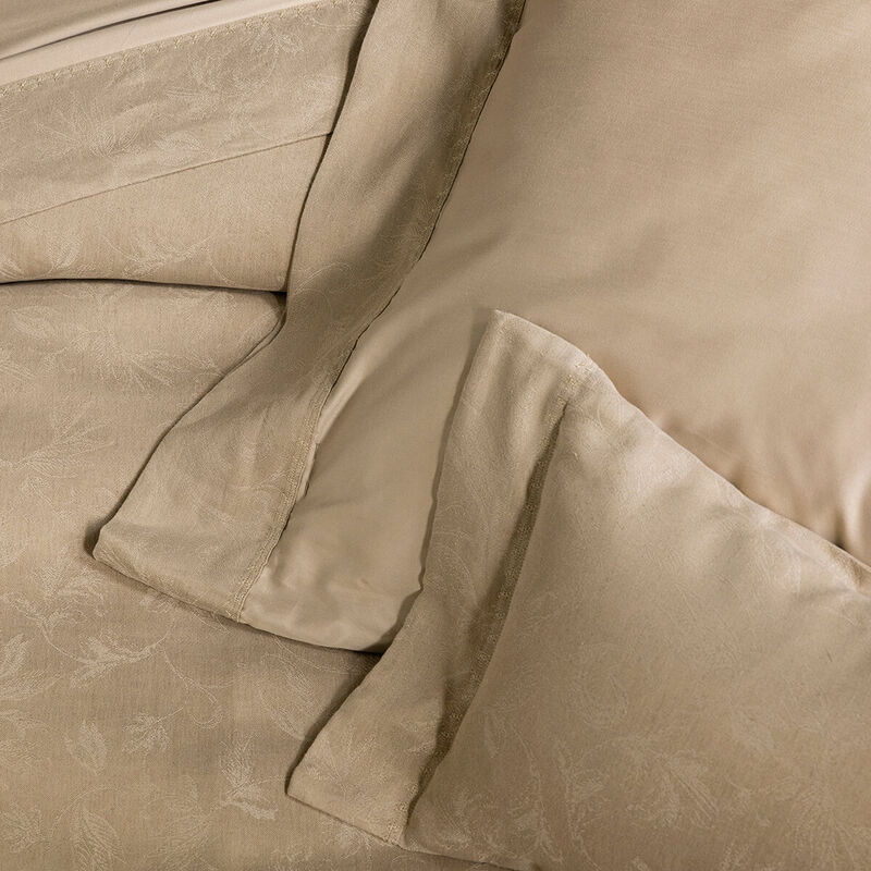 Funda de almohada Arabesque Sépia 50X75 50% algodón - 50% lino, , hi-res image number 4