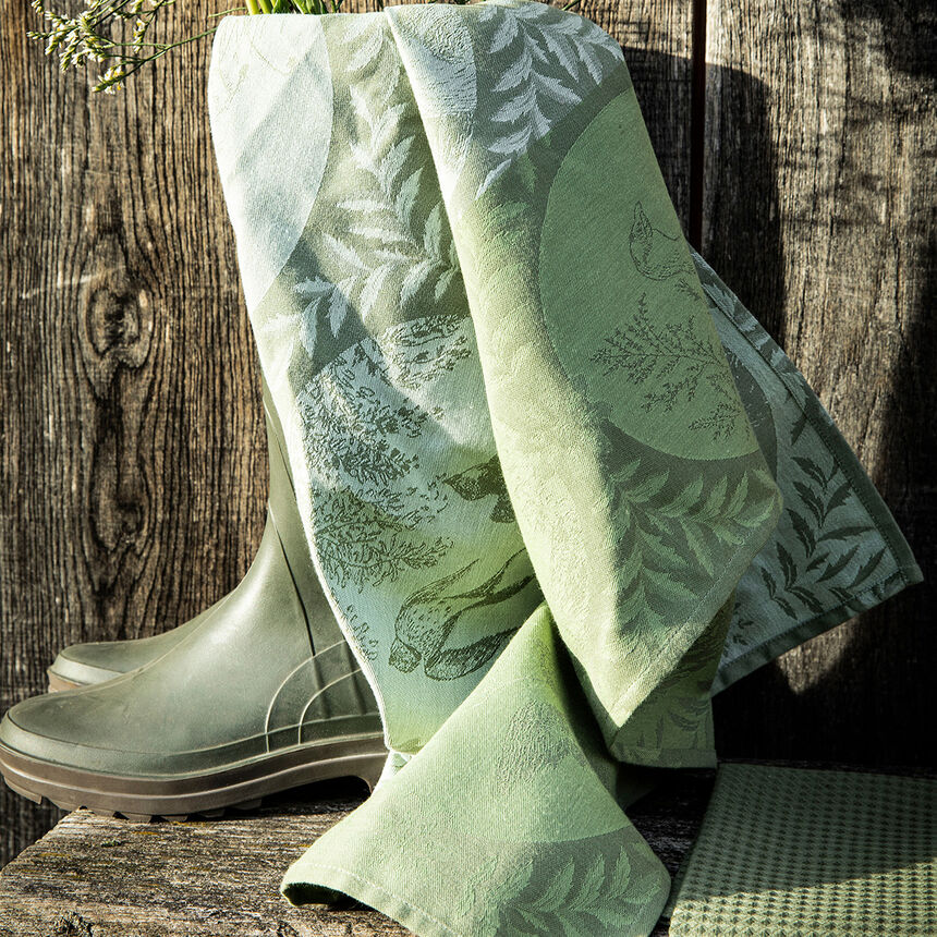 Pa&ntilde;o de cocina Jos&eacute;phine Herbe 60x80 100% algodon, , hi-res image number 0