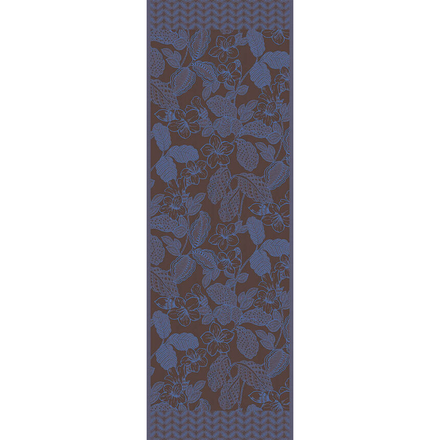 Camino de mesa Sulawesi Terre Indigo 50x150 100% algodon, , hi-res image number 0