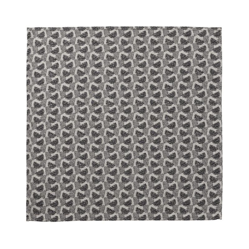 Servilleta Empreintes Pois Charbon 50x50 100% algodón, , hi-res image number 1