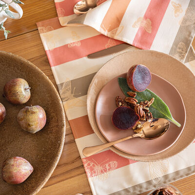 Individual antimancha Bal des papillons Algodón