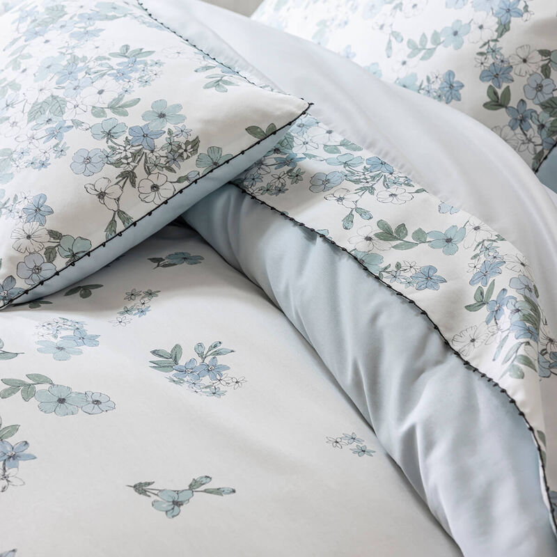 Sábana Manuka Ciel 190X290 100% algodón, , hi-res image number 2