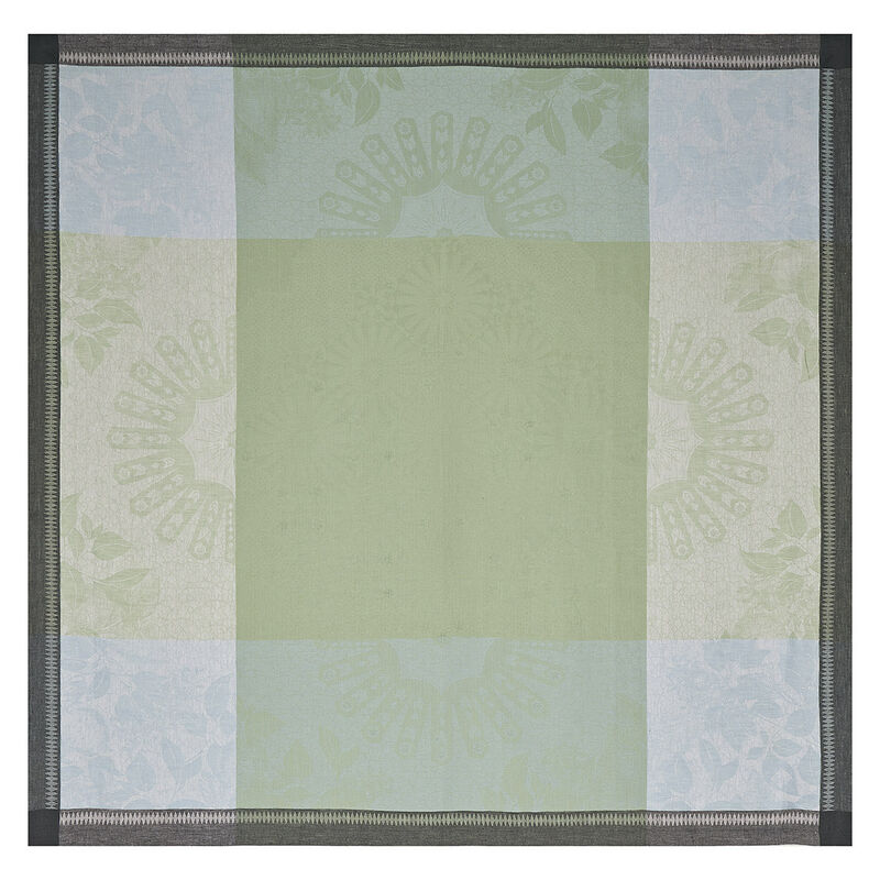 Mantel Jardin d'orient Fontaine 120x120 100% lino, , hi-res image number 2