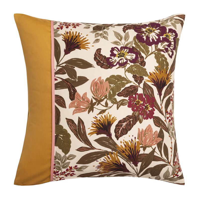 Funda de almohada Panache de fleurs Miel 40X80 100% algodón, , hi-res image number 1