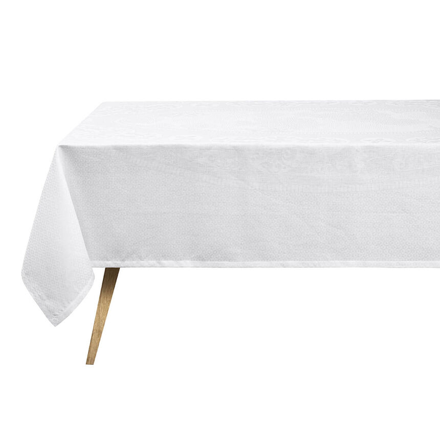 Mantel &Eacute;vasion C&eacute;leste Blanc Pur 175x175 100% lino, , hi-res image number 4