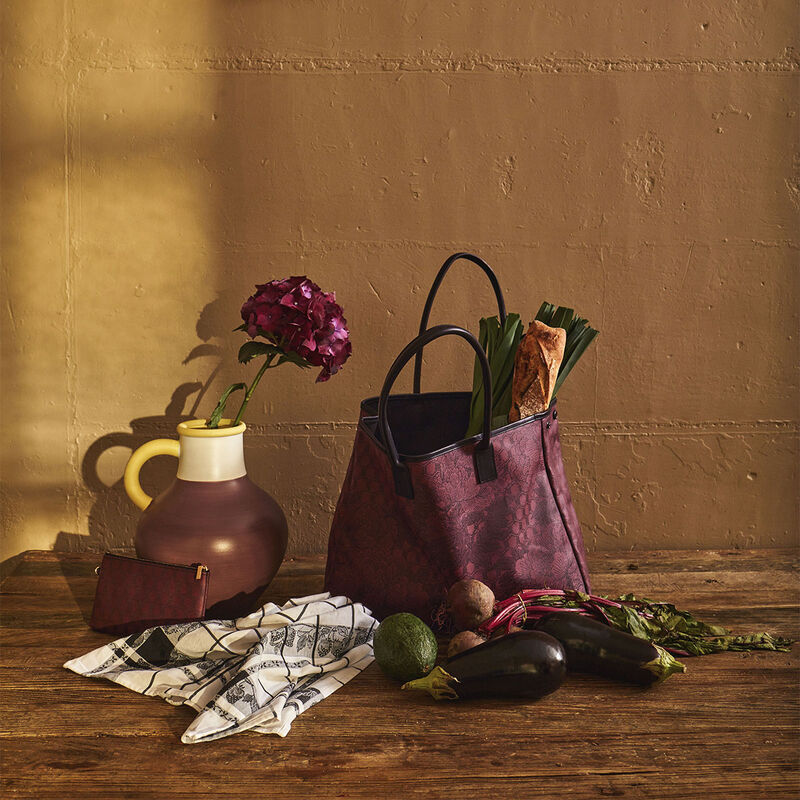 Bolsa de hombro Pivoine Bordeaux, , hi-res image number 1