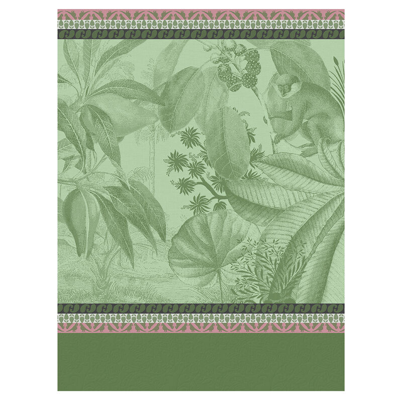 Paño de cocina Voyage au Kerala Foret 60x80 100% algodon, , hi-res image number 0
