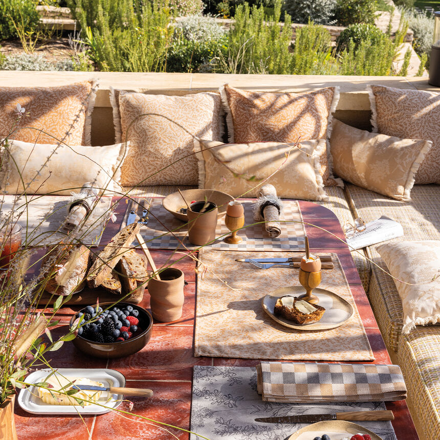 Funda de coj&iacute;n Champ&ecirc;tre Brindilles 50x50 100% algod&oacute;n, , hi-res image number 3