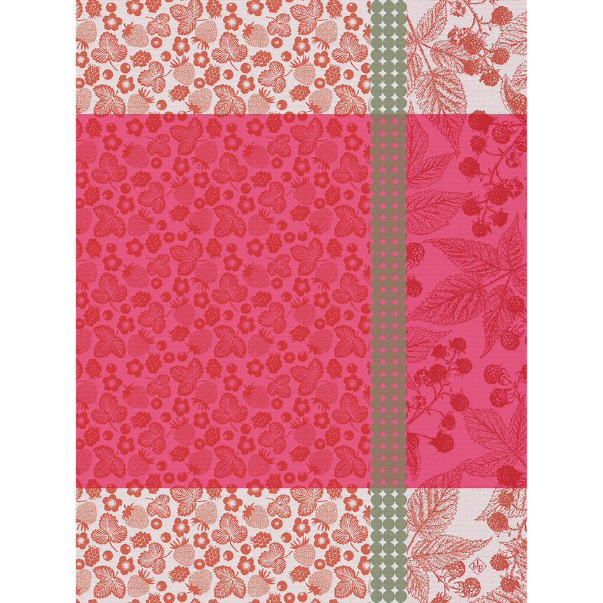 Pa&ntilde;o de cocina Cueillette d'&eacute;t&eacute; Fraise 60x80 100% algod&oacute;n, , hi-res image number 0
