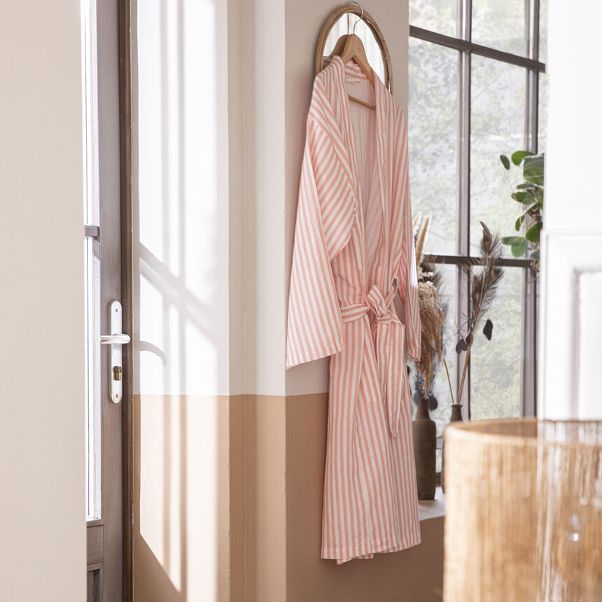 Kimono Nuances Blush XS/S 50% algod&oacute;n - 50% lino, , hi-res image number 0