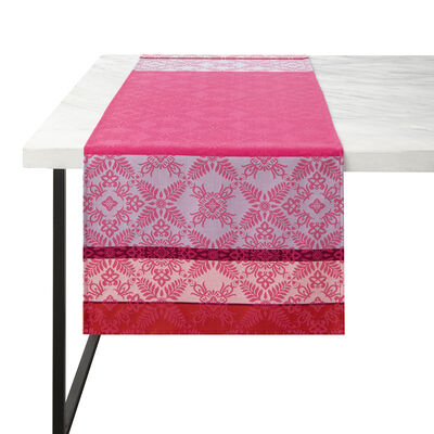 Camino de mesa Mumbai Fuchsia 50x150 100% algodon,  Camino de mesa Mumbai Fuchsia 50x150 100% algodon