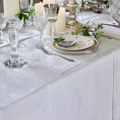 Mantel Lumières d'étoiles Diamant  Algodón, Lurex®,  Mantel Lumières d'étoiles Diamant  Algodón, Lurex®