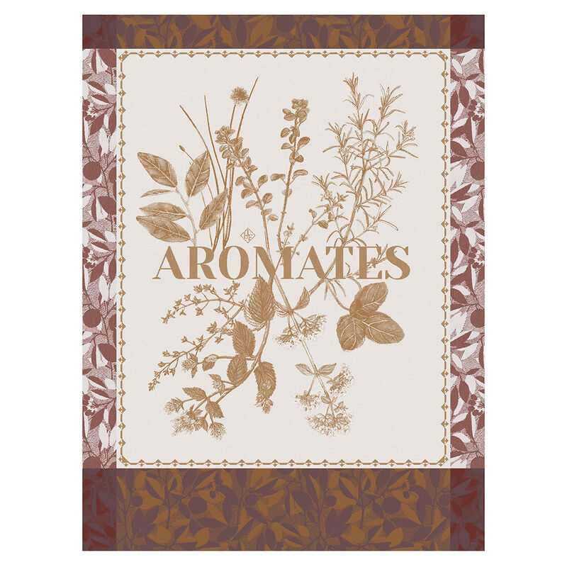 Paño de cocina Épices & Aromates Cannelle 60x80 100% algodon, , hi-res image number 0