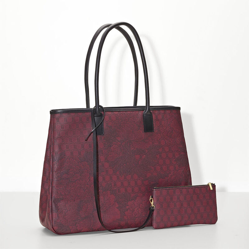 Bolsa de hombro Pivoine Bordeaux, , hi-res image number 4