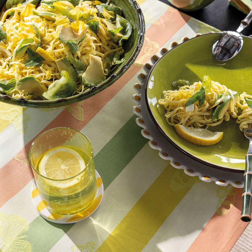 Mantel Bal des papillons Citrus &Oslash;175 100% algod&oacute;n, , hi-res image number 0