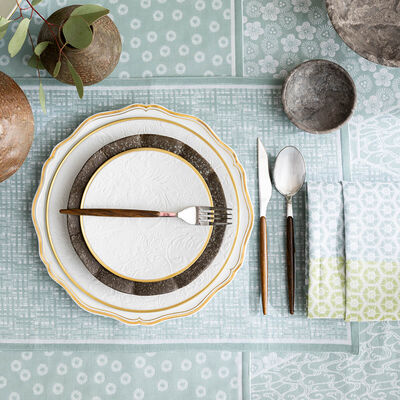 Individual Wagara Céladon 50x36 100% algodón