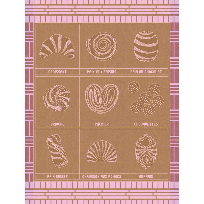 Pa&ntilde;o de cocina Haute viennoiserie Praline 60x80 100% algodon, , hi-res image number 0