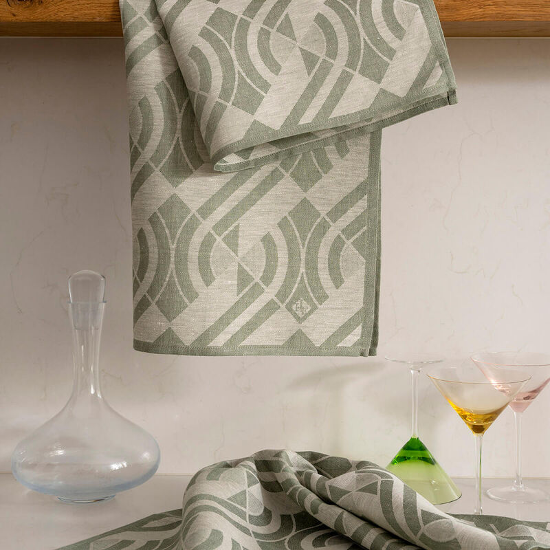 Seca-vasos Néo Green 60x80 100% lino, , hi-res image number 0