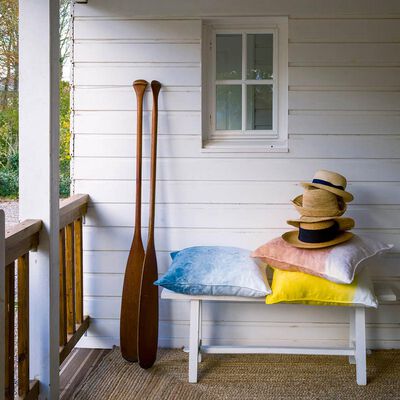 Funda de coj&iacute;n Tivoli Solveig Feu 60x60 100% lino