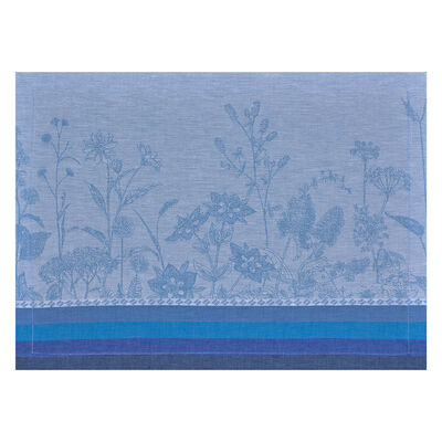 Individual Instant Bucolique Bleuet 50x36 100% lino,  Individual Instant Bucolique Bleuet 50x36 100% lino