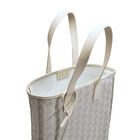 Bolsa de mano Picto Beige  100% algodon, revestimiento acrílico. Adornos: Piel de vaca, , hi-res image number 3