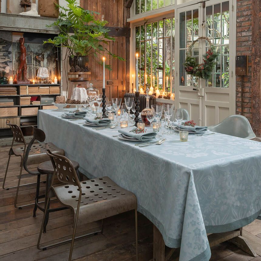 Mantel Po&eacute;sie d'hiver Arctique 175x175 99% algod&oacute;n / 1% other fibers, , hi-res image number 0