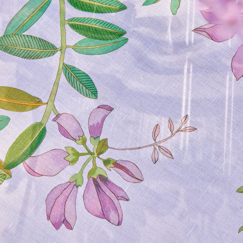 Camino de mesa Pois de senteur Floral 50x150 50% algodón - 50% lino, , hi-res image number 2