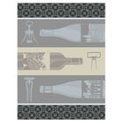 Paño de cocina Vin en Bouteille Blanc 60x80 100% algodon, , hi-res image number 1