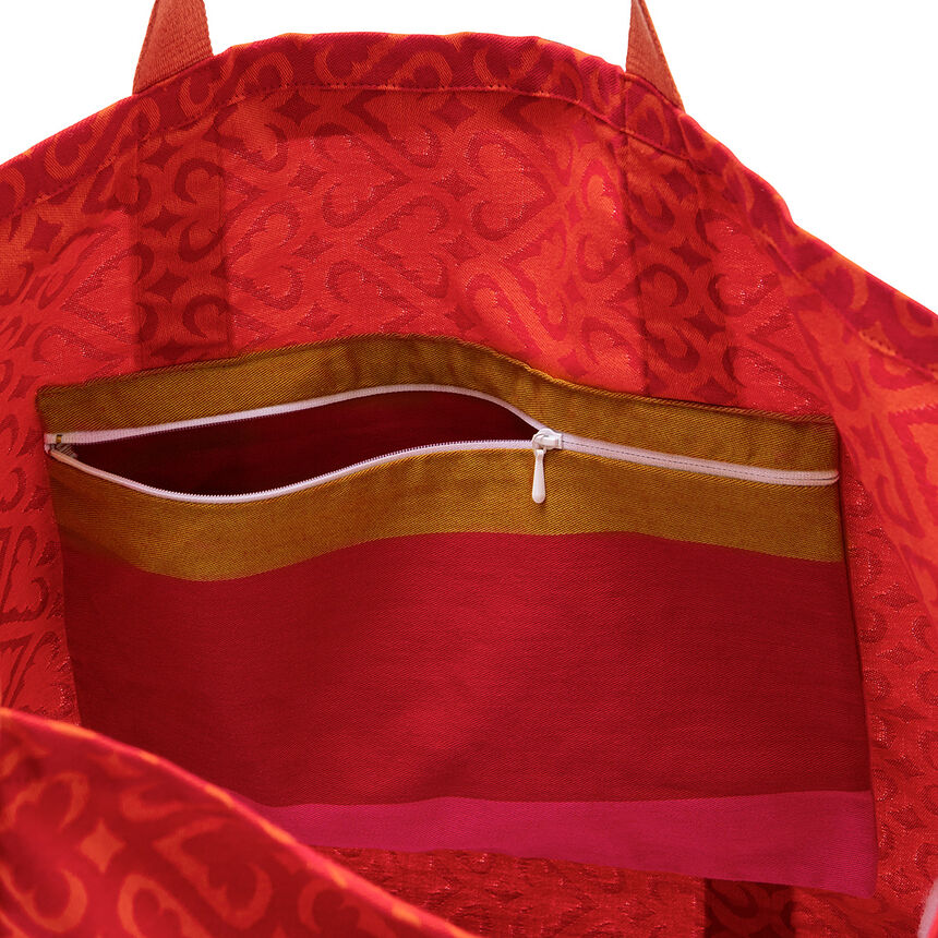 Bolsa de playa Mono&iuml; Capucine 76x54 100% algodon, , hi-res image number 2