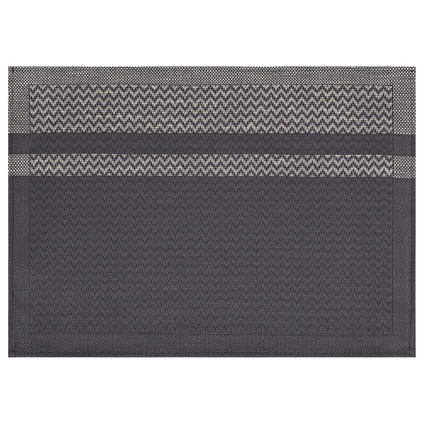 Individual antimancha Slow Life Chevron Carbone 50x36 89% algod&oacute;n / 11% lino, , hi-res image number 1