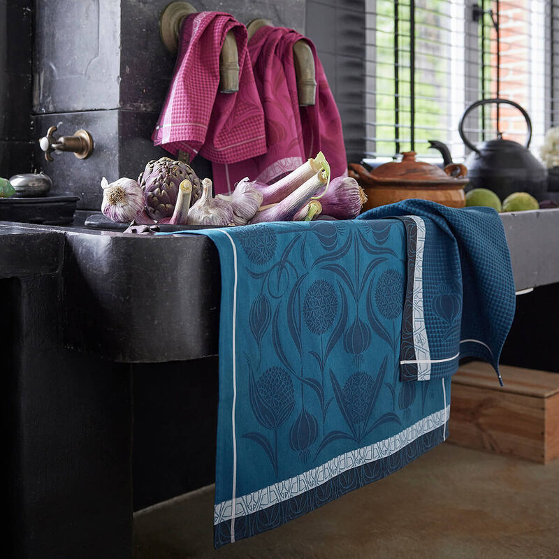 Paño de cocina L'ail Bleu 60x80 100% algodón, , hi-res image number 1