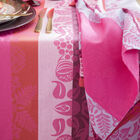 Mantel antimancha Mumbai Enduit Fuchsia 175x175 100% algodon, , hi-res image number 2