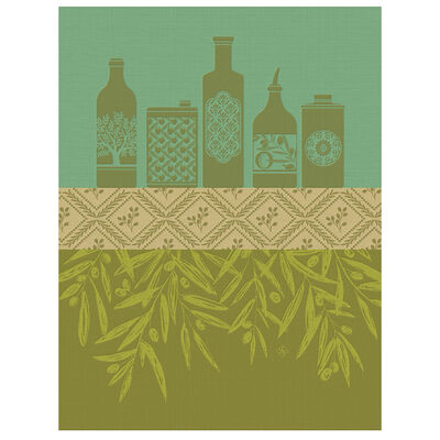 Pa&ntilde;o de cocina Huiles proven&ccedil;ales Algod&oacute;n