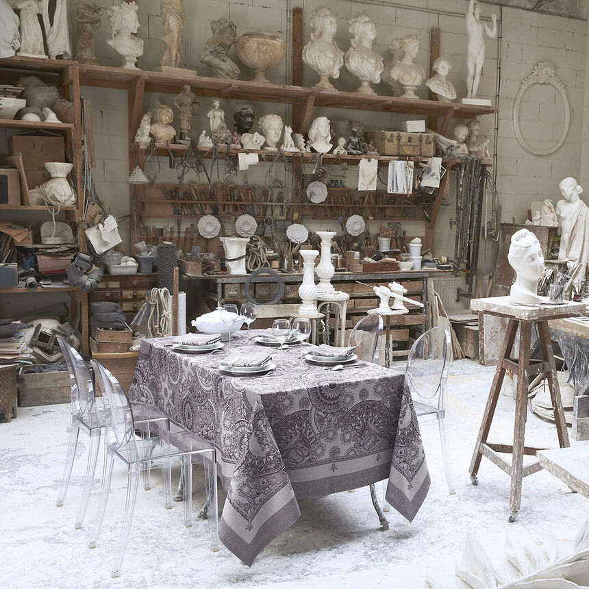 Mantel Porcelaine Kaolin &Oslash;210 100% algodon, , hi-res image number 2