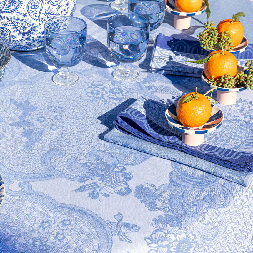 Mantel Promenade Imp&eacute;riale Lapis 120x120 100% algodon, , hi-res image number 1