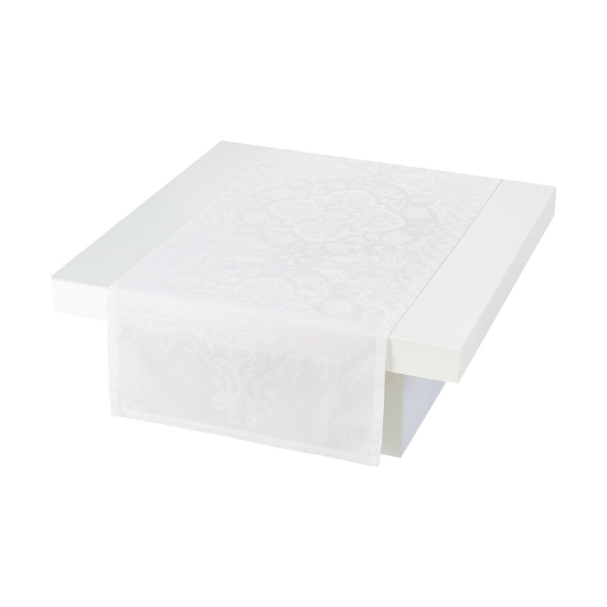 Camino de mesa Azulejos Blanc 55x150 100% algodon, , hi-res image number 1